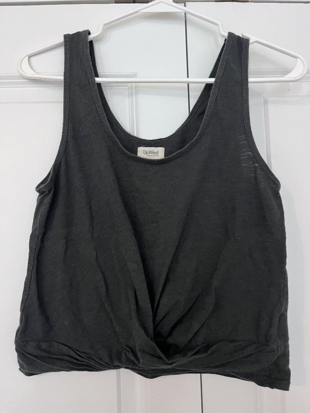 Black Faux Knot Tank